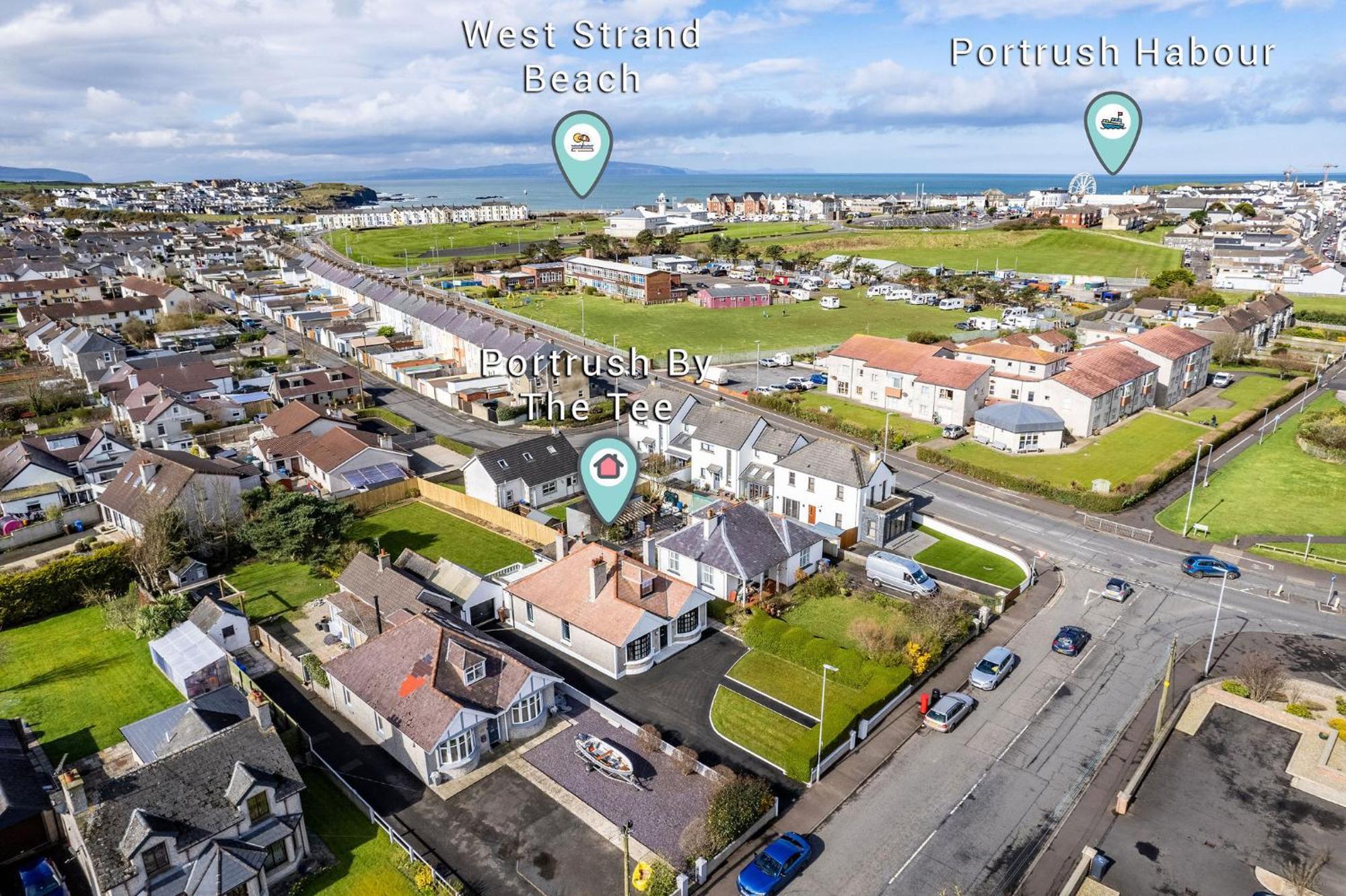 הוילה Portrush By The Tee מראה חיצוני תמונה